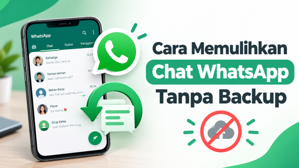 cara memulihkan chat WhatsApp tanpa backup